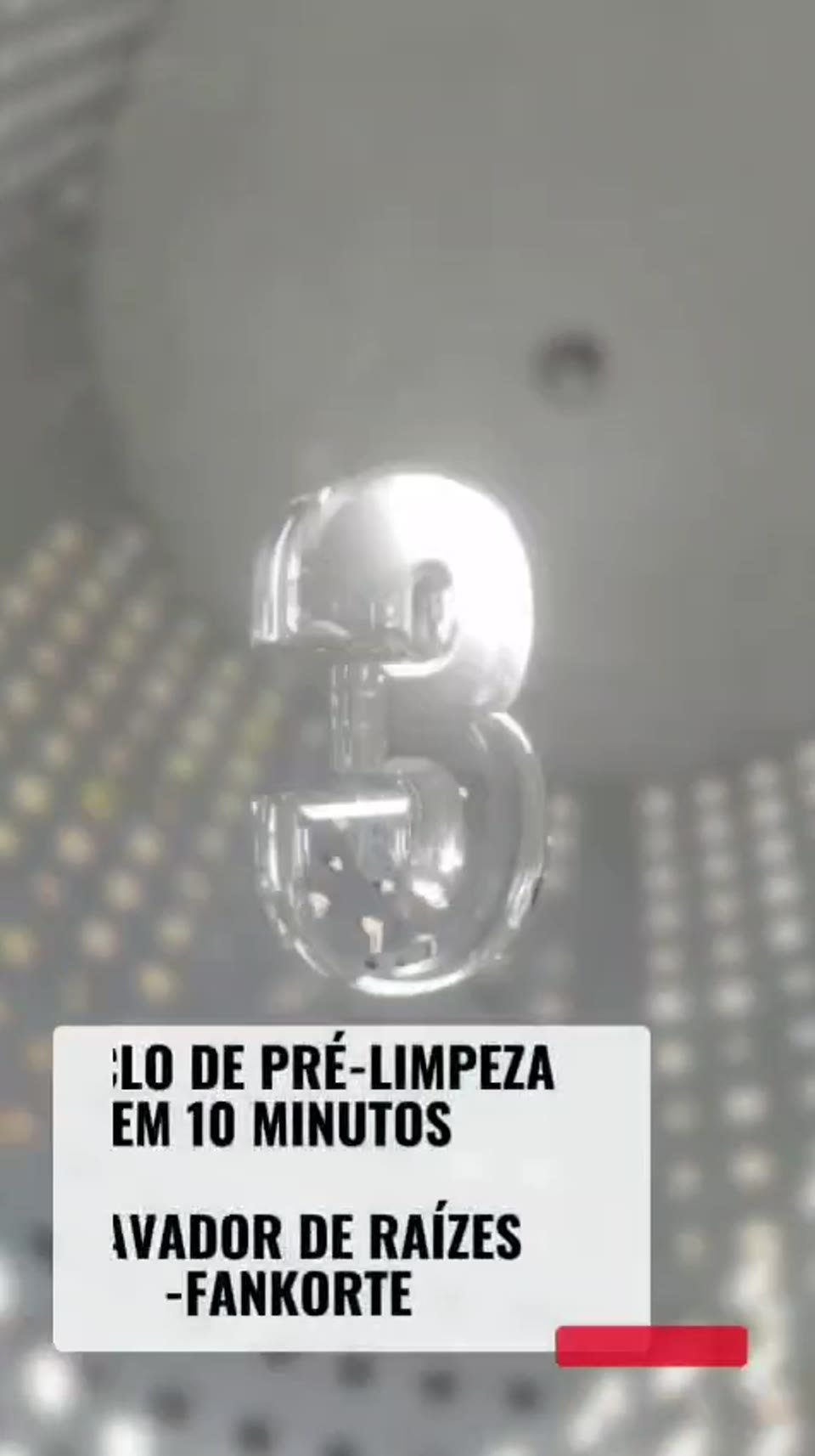 Pré-limpeza de raízes